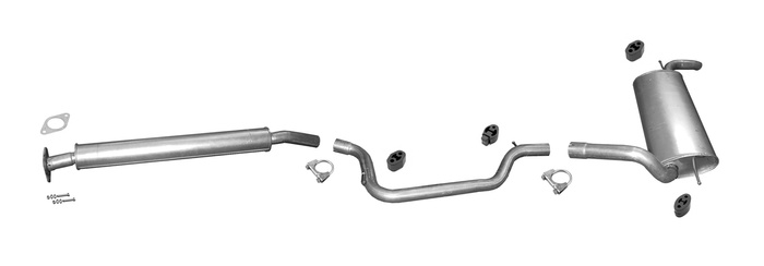 Auspuff für FORD C-MAX 1.5 / 1.6 EcoBoost MPV Van ab 2010 Auspuffanlage