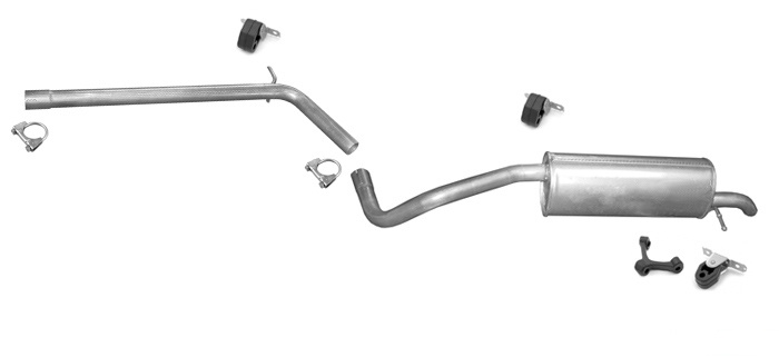 Auspuff VW POLO (6R) 1.2 1.6 TDI Auspuffanlage