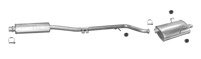 Auspuff PEUGEOT 406 2.0 HDI 110PS Stufenheck 05.2000-2004 Auspuffanlage