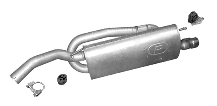 Endschalldämpfer FIAT BRAVO LANCIA DELTA 1.4 für SPORT ab 2007 Auspuff