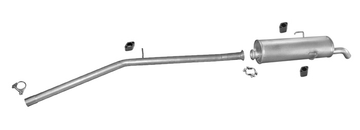Auspuff für PEUGEOT 205 1.1 60PS 1.4 75PS 84PS 1987-1992 Auspuffanlage