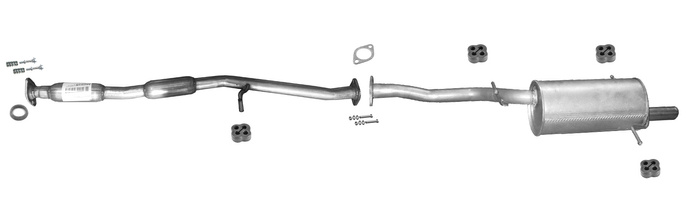 Auspuff SUBARU FORESTER SG 2.0 125PS 2002-2008 Auspuffanlage