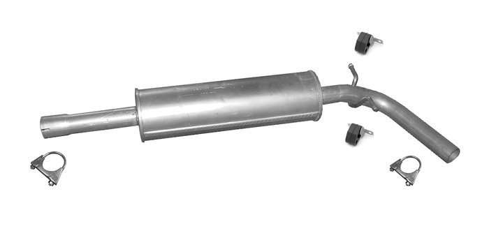 Mittelschalldämpfer für SKODA RAPID SEAT TOLEDO 1.4 TSi 122PS 2012-2015 Auspuff