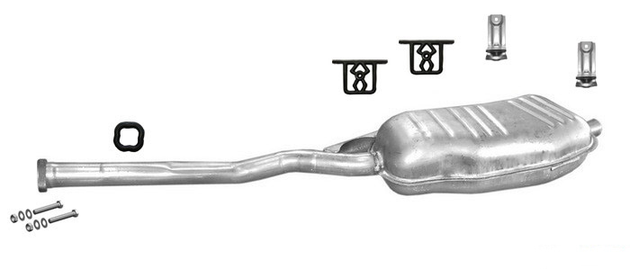 Endschalldämpfer BMW 3 (E36) 320 320i 323 323i Auspuff Endtopf