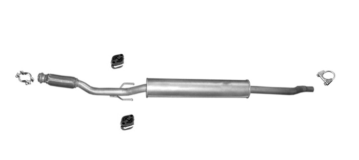 Mittelschalldämpfer für MINI CLUBMAN CLUBVAN ROADSTER ONE COOPER 1.4 1.6 Auspuff