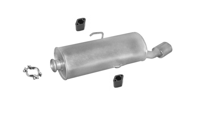 Endschalldämpfer für CITROEN SAXO 1.6 VTS 120PS 2000-2004 Auspuff Endtopf