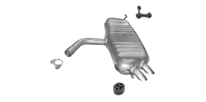 Endschalldämpfer VW TOURAN 1.9 2.0 TDI 100/105/136/140 PS 2003-2010 Auspuff
