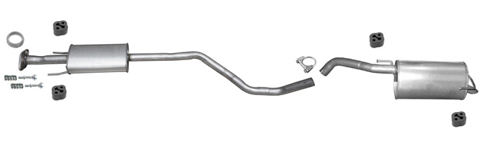 Auspuff NISSAN NOTE I 1.6 16V 2006-10.2007 Auspuffanlage