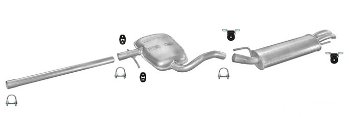 Auspuff Golf 3 III 2.0 GTI 115PS 1991-1993 Auspuffanlage