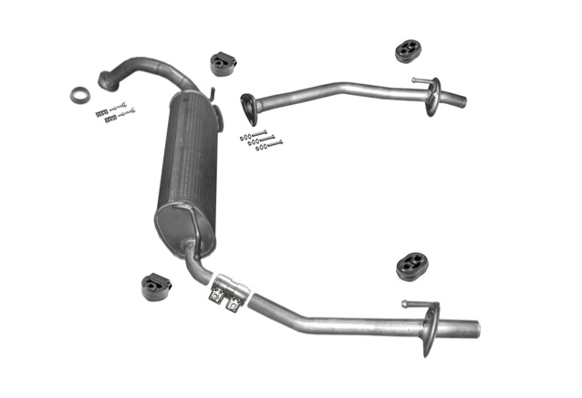 Endschalldämpfer für HONDA CIVIC 1.8i 16V 140PS Schrägheck Ab 2005 Auspuff