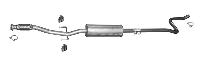 Mittelschalldämpfer für CITROEN DS3 C3 II C3 PICASSO 1.4 1.6 VTi ab 2009 Auspuff