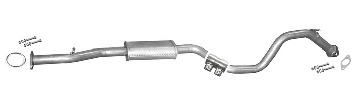 Mittelschalldämpfer für NISSAN QASHQAI, RENAULT KADJAR 1.2 1.6 DIG-T