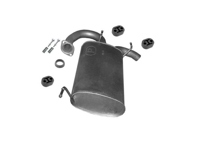 Endschalldämpfer für NISSAN X-TRAIL (T30) 2.0 2.5 und 2.2 dCi Auspuff Endtopf