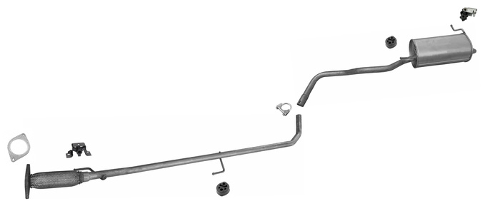 Auspuff für NISSAN MICRA V (K14) 0.9 IG-T Auspuffanlage