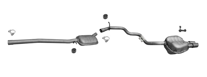 Auspuff für SKODA SUPERB II 1.8 TSi Auspuffanlage