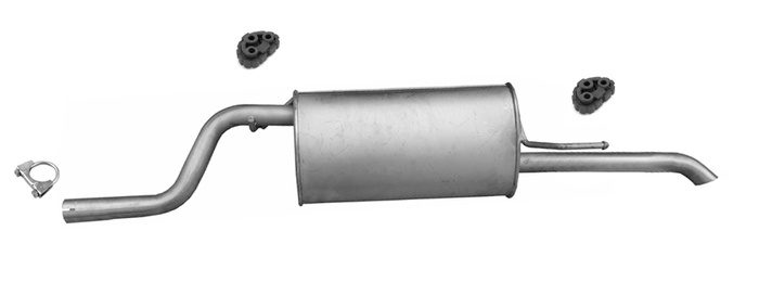 Endschalldämpfer für CHEVROLET AVEO T300 1.2 1.4 ab 2011 Stufenheck Endtopf