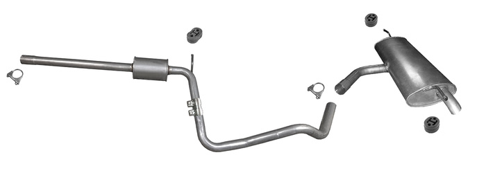 Auspuff für VW GOLF 7 VII 1.2 TSi 86PS auch Sportsvan  Auspuffanlage