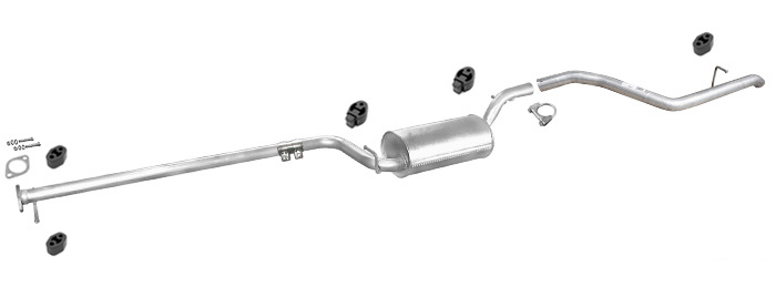 Auspuff FORD FOCUS MK1 1.8 TDDi TDi 75/90PS Kombi Auspuffanlage