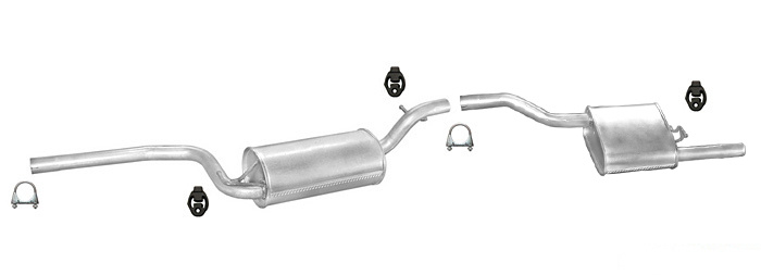 Auspuff FORD FOCUS MK1 1.6 16V Kombi Auspuffanlage