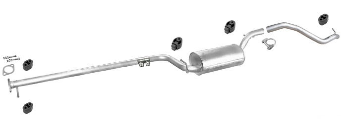 Auspuff FORD FOCUS MK1 1.8 TDDi TDi 75/90PS Stufenheck Auspuffanlage