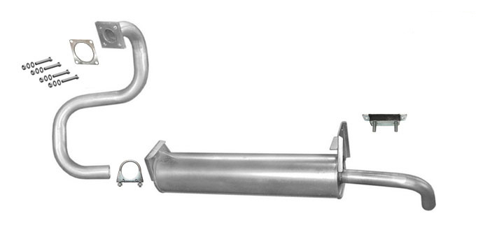 Auspuff VW T3 TRANSPORTER III 1.6 D 50PS Motor: CS 1980-1990 Auspuffanlage