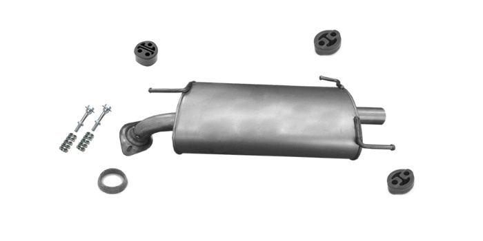 Endschalldämpfer für TOYOTA PREVIA (R3) 2.4 Auspuff Endtopf