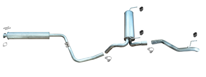 Auspuff für CHEVROLET ORLANDO 1.8, 1.8 LPG Auspuffanlage