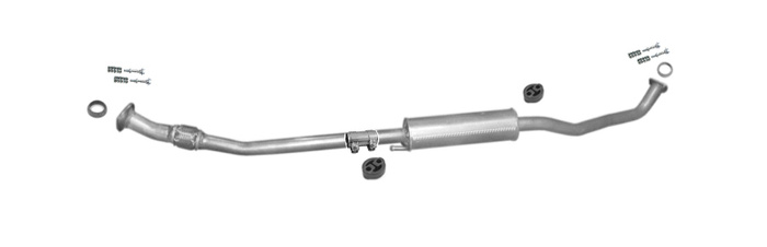 Mittelschalldämpfer für TOYOTA COROLLA 1.4 D4D 90PS 2004-2006 Auspuff