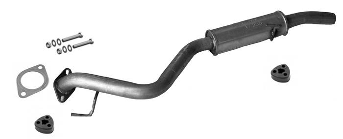 Endschalldämpfer für Opel Frontera B 2.2 16V 5-Türen LWB Auspuff Endtopf