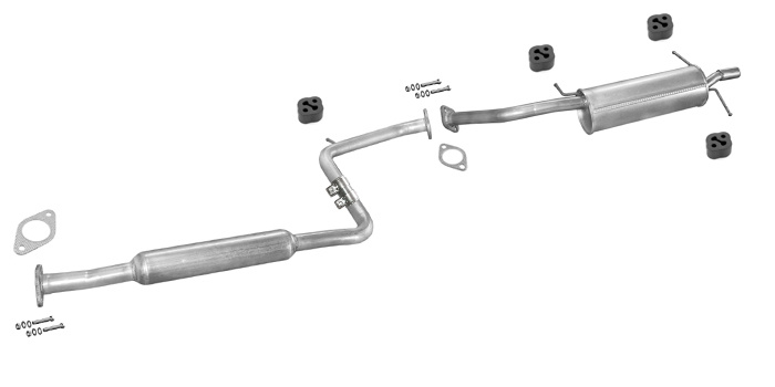 Auspuff MAZDA MX-6 (GE) 2.0 / MAZDA 626 IV (GE) 1.8 2.0 Auspuffanlage