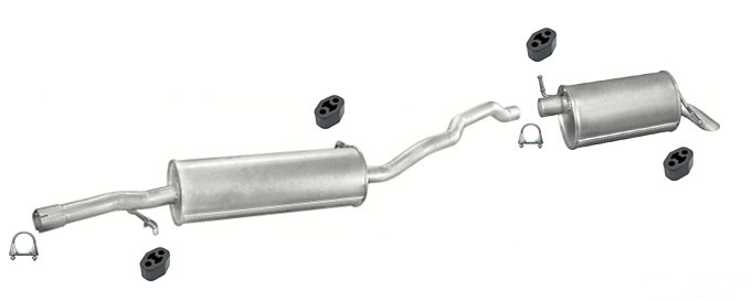 Auspuff VW SHARAN I 1.8 T 1997-2000 Auspuffanlage