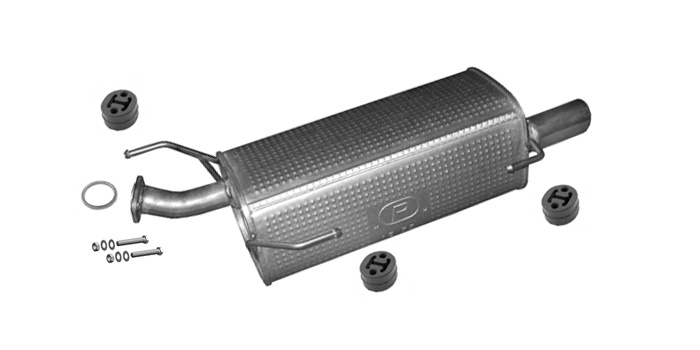 Endschalldämpfer für NISSAN JUKE 1.2 DIG-T Auspuff