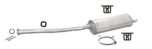 Auspuff BMW 3 (E36) 316 Stufenheck Coupe Touring Kombi Auspuffanlage