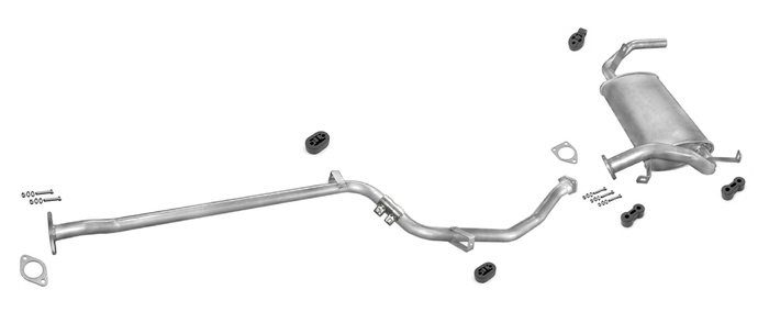 Auspuff MITSUBISHI COLT IV 1.3 12V 1992-1995 Auspuffanlage