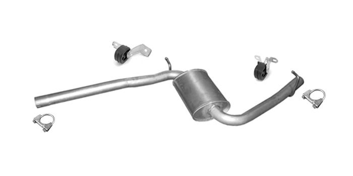 Mittelschalldämpfer für AUDI A4 B7 1.9 2.0 TDi Stufenheck / Avant Auspuff