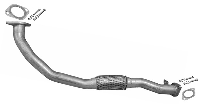 Rohr Vorne für MITSUBISHI L200 2.5 TD 115 und 133 PS 2001-2006 Auspuff