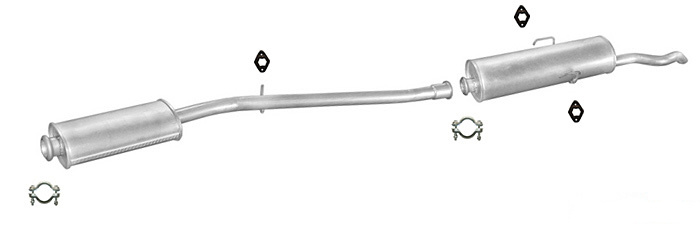 Auspuff PEUGEOT 309 1.6 1.9 1986-1994 Auspuffanlage