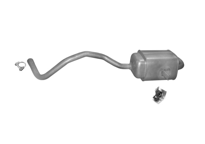 Endschalldämpfer für RENAULT SCENIC GRAND SCENIC MEGANE 1.4 16V Ab 2009 Auspuff