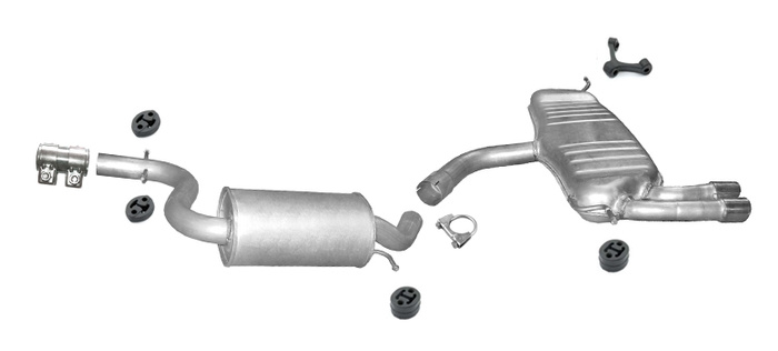Auspuff für SEAT LEON 1.8 TSI Auspuffanlage
