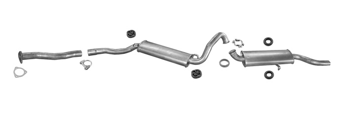Auspuff für AUDI 80 90 1.8 2.0 2.2  Stufenheck/Coupe  Auspuffanlage
