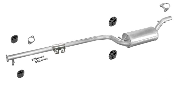 Mittelschalldämpfer FORD FOCUS 1.8 DI TDDI TDCI 1998-2004 Auspuff
