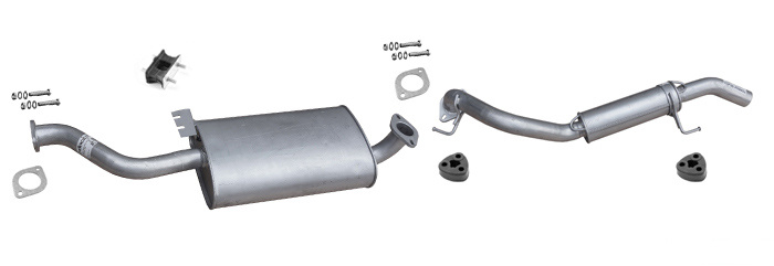Auspuff OPEL FRONTERA B 2.2 DTI SWB-Kurz 3-Türen Auspuffanlage
