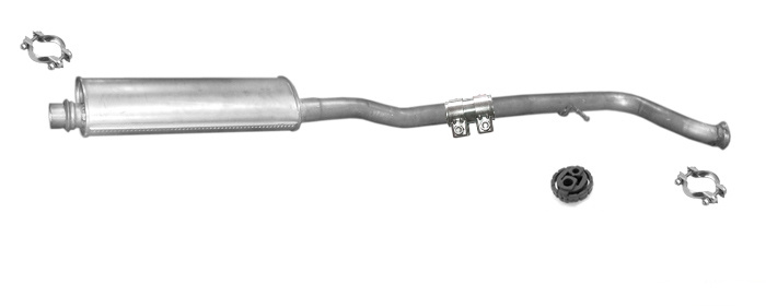 Mittelschalldämpfer PEUGEOT 406 2.2 158PS 3.0 V6 207PS 2000-2004 Auspuff
