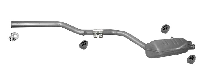 Endschalldämpfer für MERCEDES (W204 S204) C 180 C 200 C 220 C 250 2.2 CDI 07-14