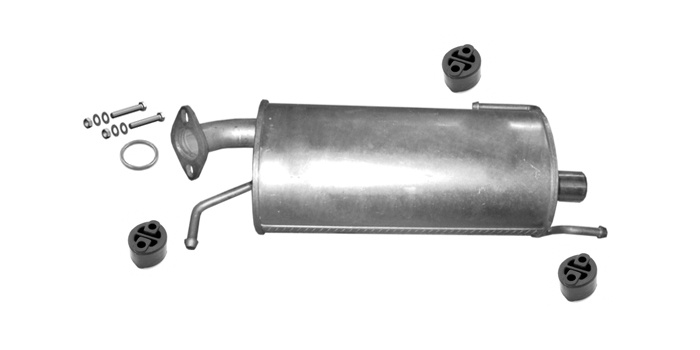 Endschalldämpfer für OPEL AGILA B SUZUKI SPLASH 1.0 1.2 Auch LPG Auspuff Endtopf