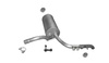 Endschalldämpfer für AUDI A2 1.4 75PS nür für Treibstofftank 42L Auspuff