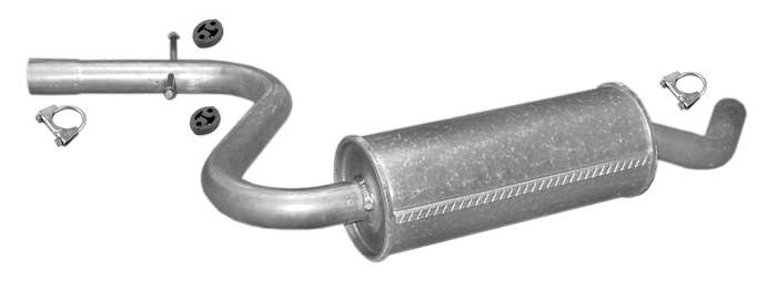 Mittelschalldämpfer für VW GOLF V / PLUS V  1.4 FSI 90 PS Auspuff