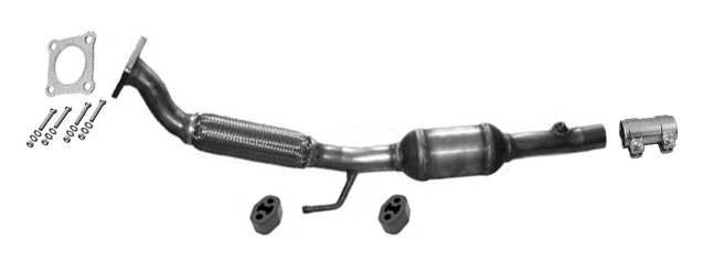 Katalysator für SKODA FABIA I 2.0 Stufenheck Kombi Liftback mit E-Prüfzeichen