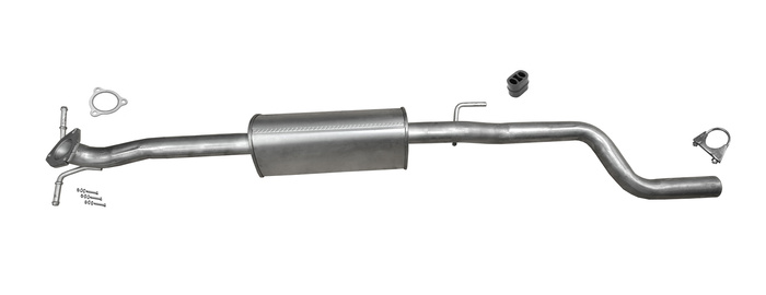 Mittelschalldämpfer für OPEL ASTRA K 1.6 CDTi ab 2015 Auspuff