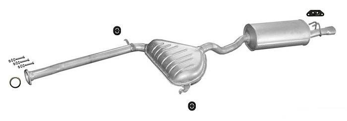 Auspuff ALFA ROMEO 145 1.3 1.4 1.6 1.7 16V 1994-1997 Auspuffanlage